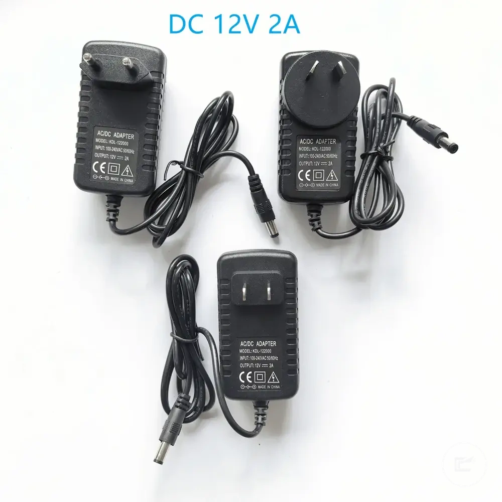 Adaptador de corriente universal de 12 V para tiras de luz LED