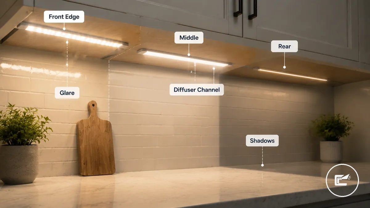 Ou placer rubans led sous placards
